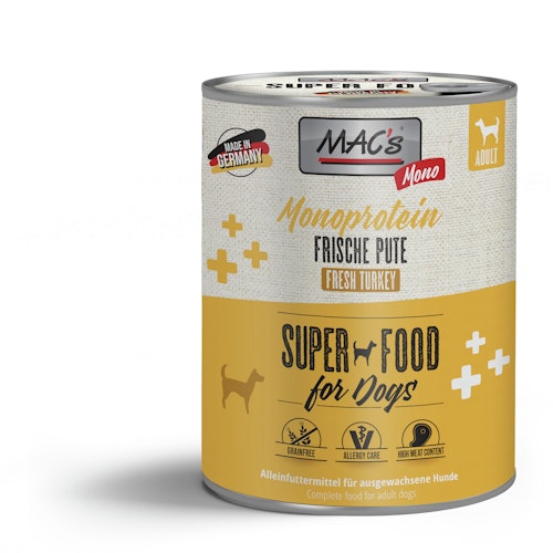 MAC's Dog MONO Sensitive 800g Dose Hundenassfutter