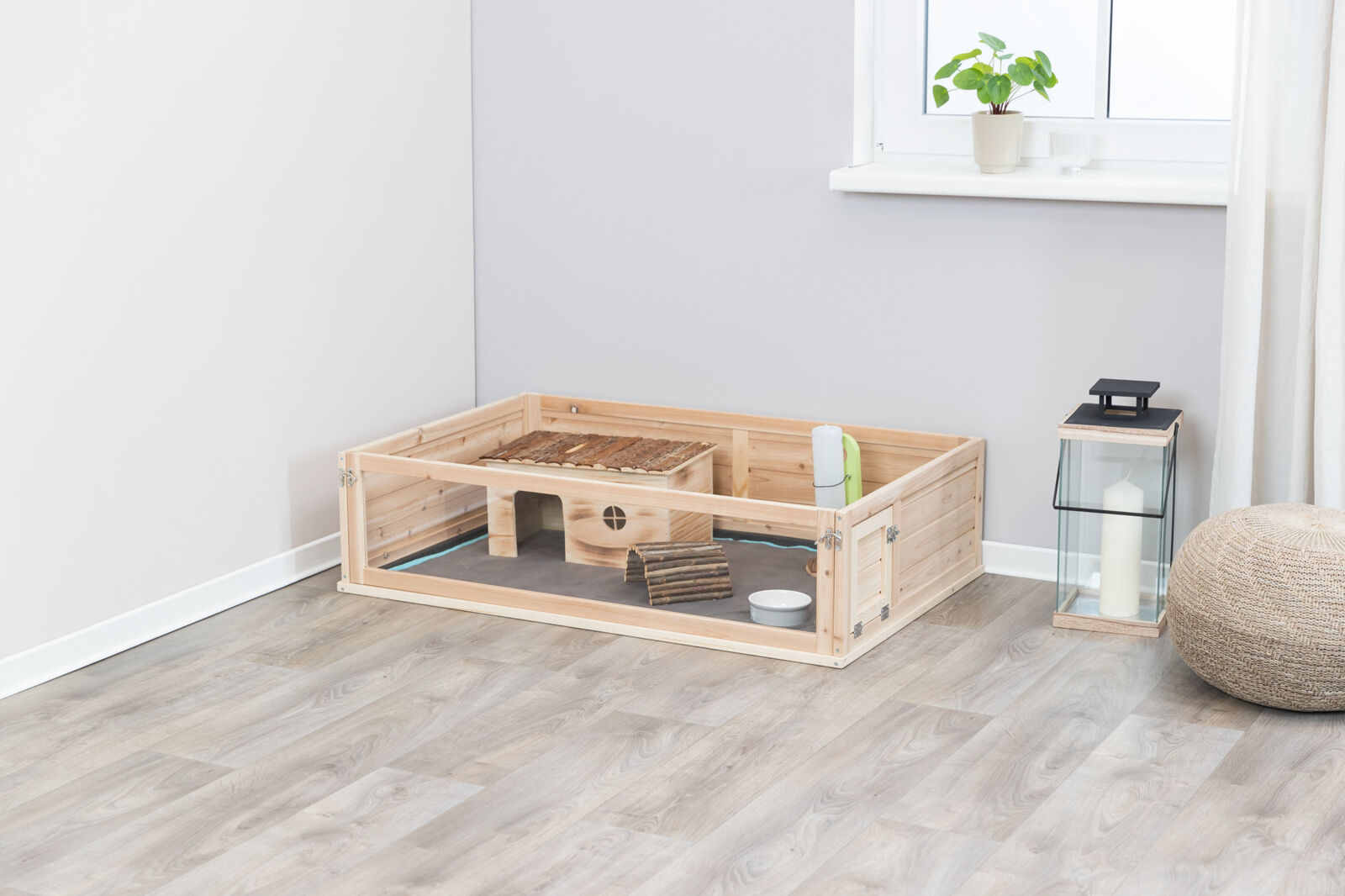 TRIXIE Indoor Gehege, Meerschweinchen, Holz/Kunsstoff