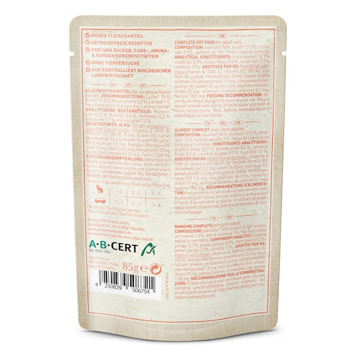 WILDES LAND Katze BIO 85g