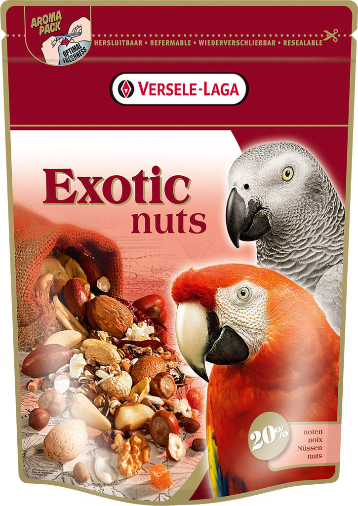VERSELE-LAGA Exotic Nuts 750g Nüssemischung für Papageien