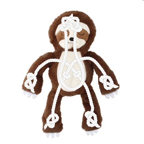 NOBBY Plüschfaultier mit Seil innen 34 cm NOBBY Plüschfaultier mit Seil innen 34 cm