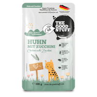 The Goodstuff Adult Beutel 6x100g Huhn & Zucchini Katzennassfutter