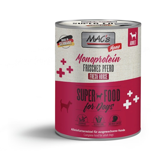 MAC's Dog MONO Sensitive 800g Dose Hundenassfutter