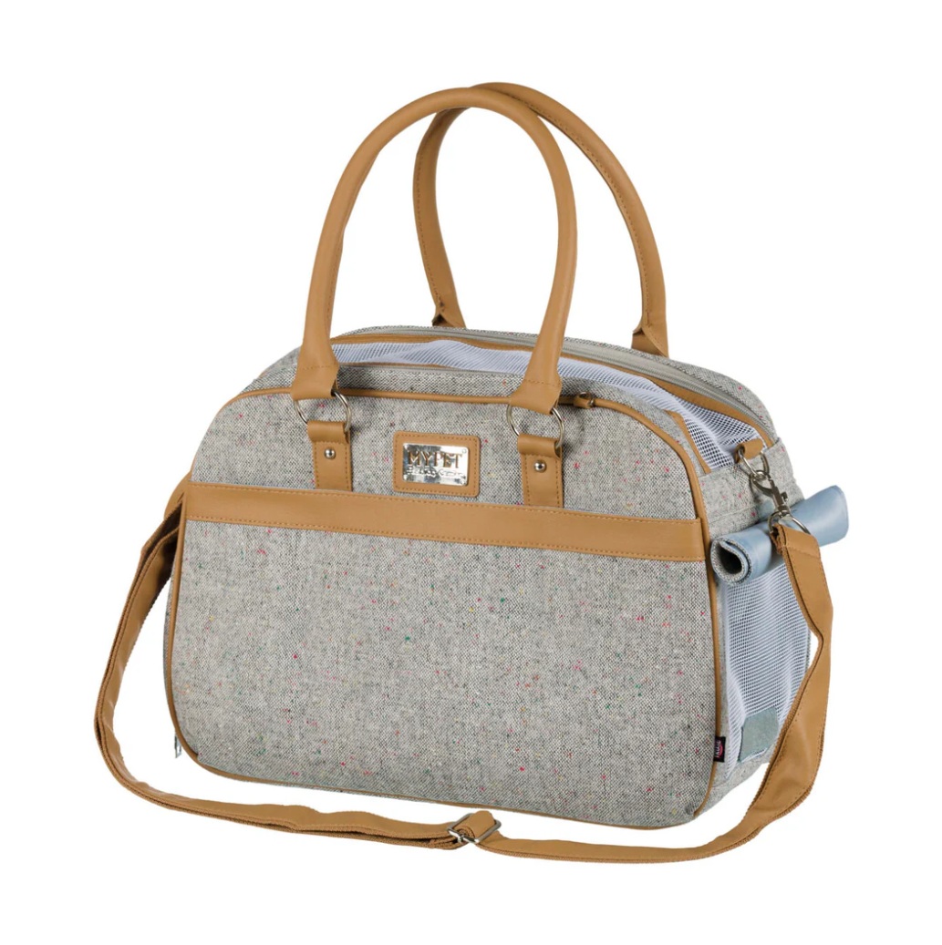 TRIXIE Tasche Helen, 19 × 28 × 40 cm, grau/hellbraun