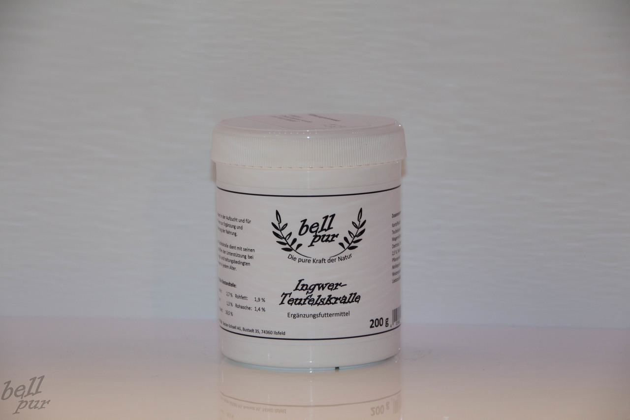 Bell Pur Ingwer Teufelskralle Nahrungsergänzung für Hunde