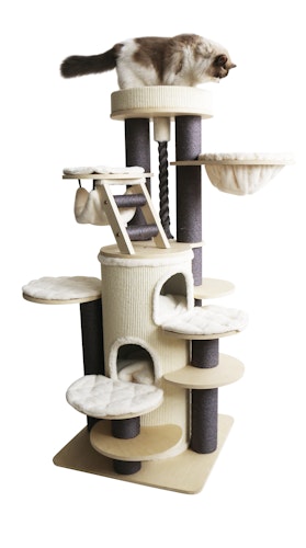 NOBBY Kratzbaum "CRIO" cream 70 x 70 x 160 cm NOBBY Kratzbaum "CRIO" cream 70 x 70 x 160 cm