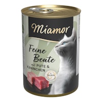 Miamor Feine Beute Dose 12x400g Pute & Kaninchen Katzennassfutter