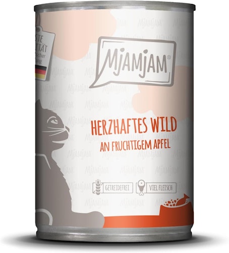 MJAMJAM Leckere Mahlzeit 400g Dose Katzennassfutter