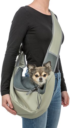TRIXIE Fronttasche Sling, 50 × 25 × 18 cm, hellgrün