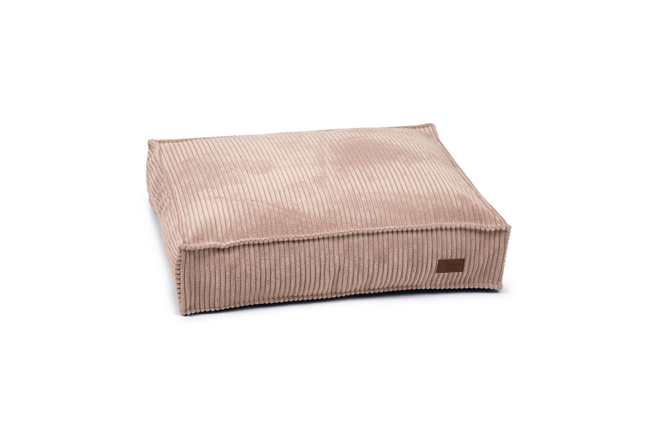 Designed by Lotte Liegekissen Ribbed rosa Hundeschlafplatz