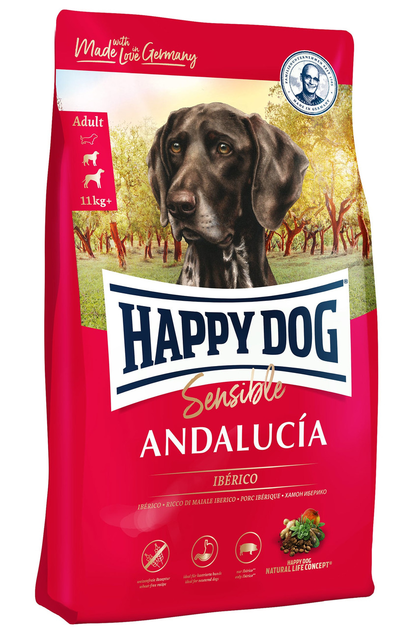 HAPPY DOG Supreme Sensible Andalucía Ibérico Hundetrockenfutter