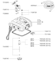EHEIM 7428680 Satz Dichtungen für Adapter und Trennwand Ersatzteil für 2271/73/74/75, 2371/73, 2076/Vorschaubild